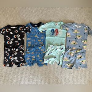 Hanna Andersson Pajamas Sets 4 Pairs Star Wars
